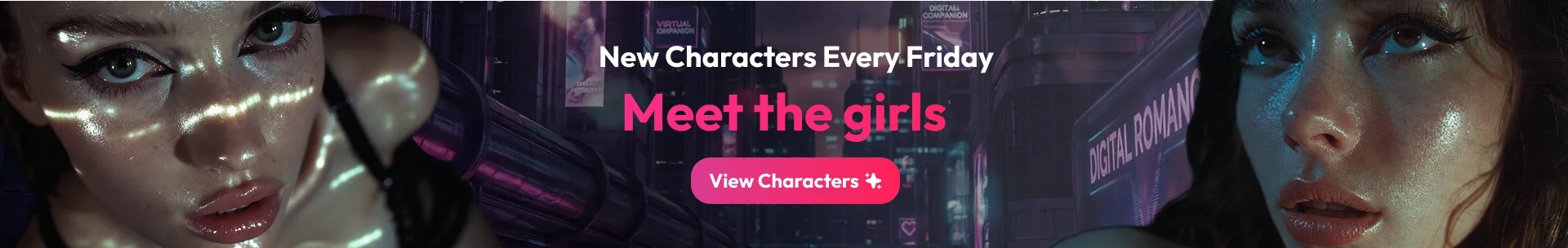 Browse featured AI girlfriend characters