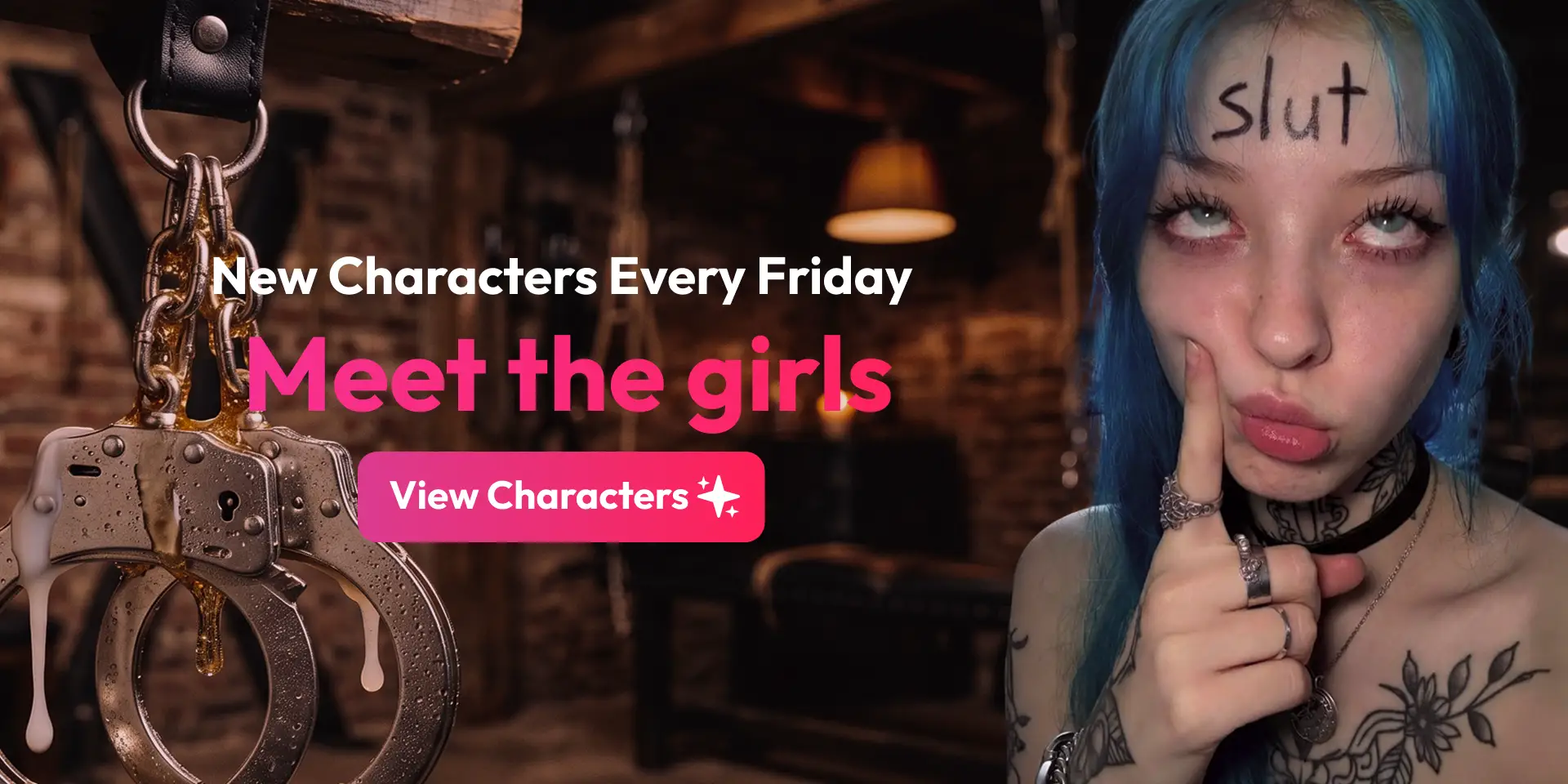 Start a group chat with up to three characters